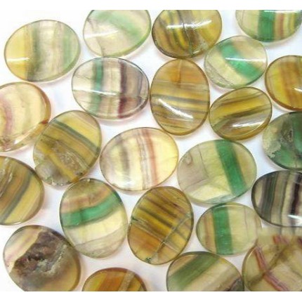 Rainbow Fluorite Worry Stone Rainbow Fluorite Worry Stone