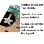 Wish Pearl Necklace Set - Starfish + 5 Pearls