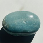 Caribbean Blue Calcite Palm Stone B