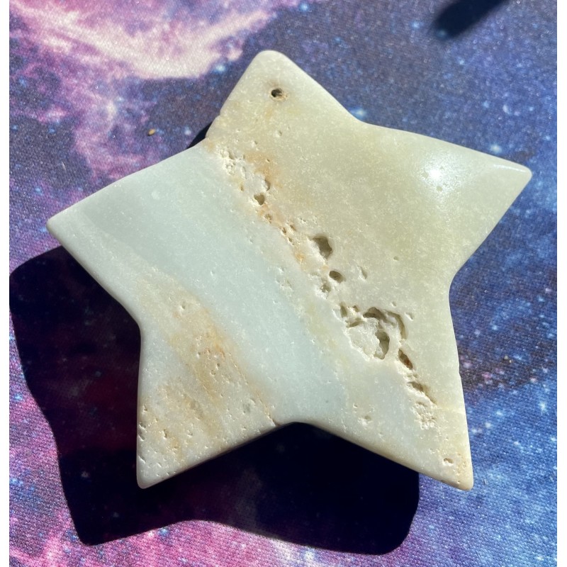 Caribbean Blue Calcite Star B Caribbean Blue Calcite Star B