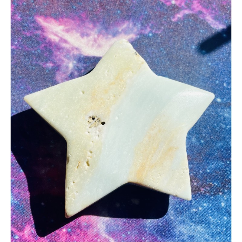 Caribbean Blue Calcite Star B