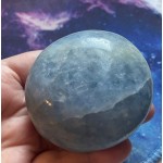Blue Calcite Palm Stone, Large, A