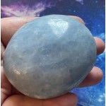 Blue Calcite Palm Stone, B