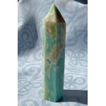 Caribbean Blue Calcite Standing Point