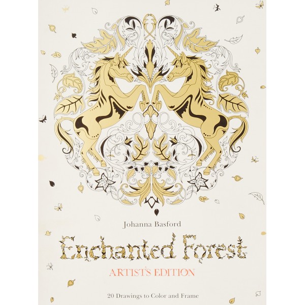 Enchanted Forest Artists Edition: 20 Drawings to Color and Frame NR