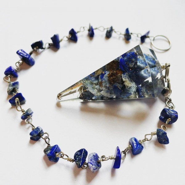 Lapis Lazuli Orgone Pendulum
