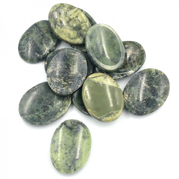 Serpentine Jade Worry Stone
