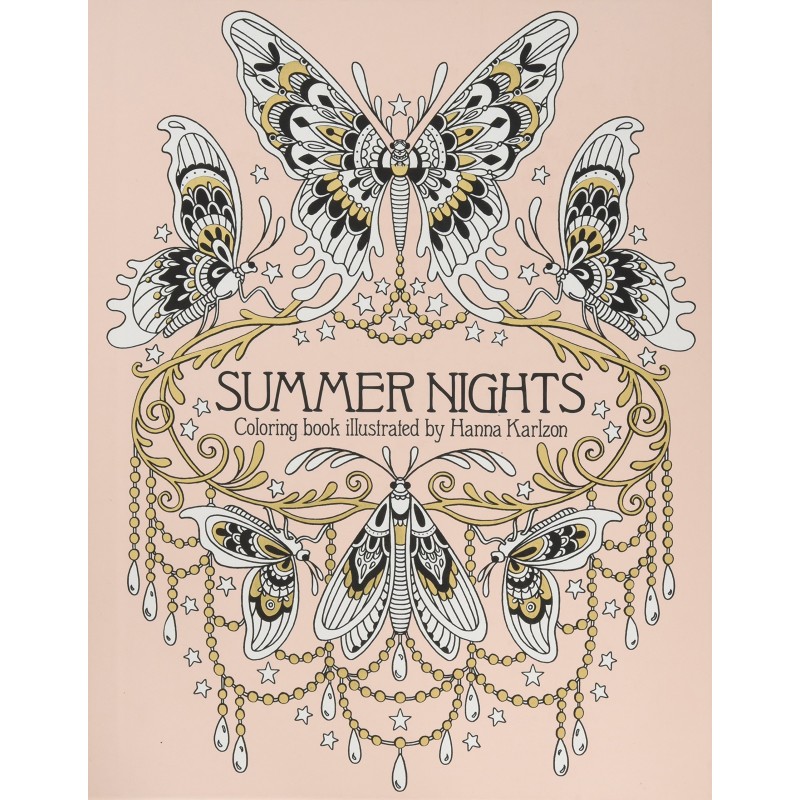 Livre de coloriage Summer Nights Livre de coloriage Summer Nights