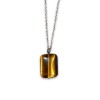 Tiger Eye Pendant, Square Tiger Eye Pendant, Square