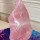 Rose Quartz Crystal Flame, B