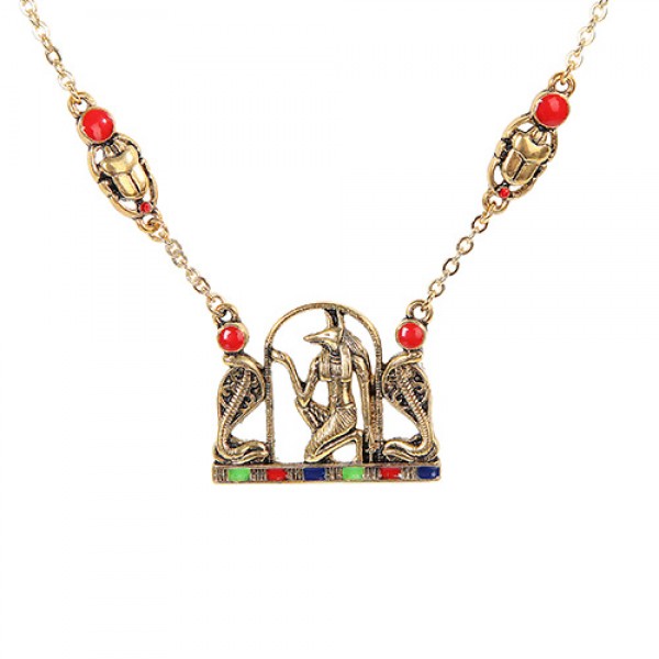 Anubis & Scarab Necklace