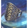 Bague Fleur de Vie, Sterling Bague Fleur de Vie, Sterling