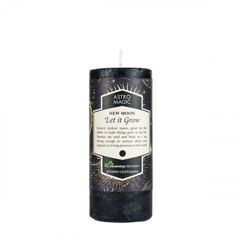 Astro Magic Candle - Nouvelle Lune - Laissez-la grandir Astro Magic Candle - Nouvelle Lune - Laissez-la grandir