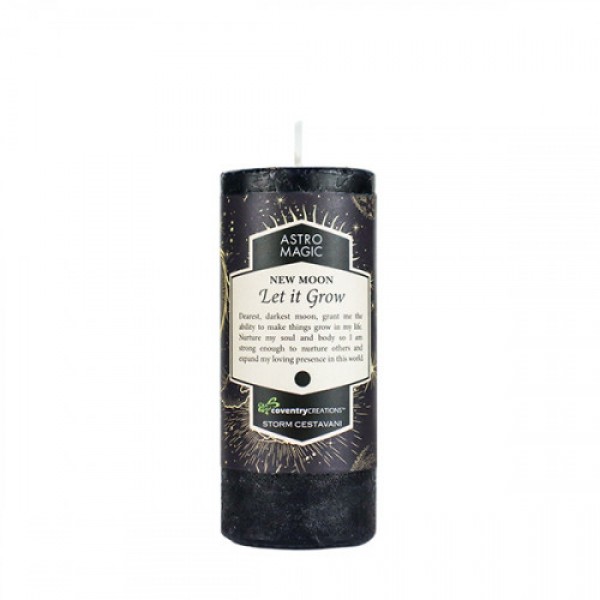 Astro Magic Candle - New Moon - Let It Grow