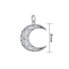Pendentif Spiral Moon, Sterling Pendentif Spiral Moon, Sterling