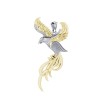Soaring Phoenix Pendant, Gold and Silver Soaring Phoenix Pendant, Gold and Silver