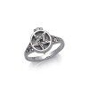 Pentagram Poison Ring, Sterling