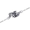 Dragon Anklet, Sterling Dragon Anklet, Sterling