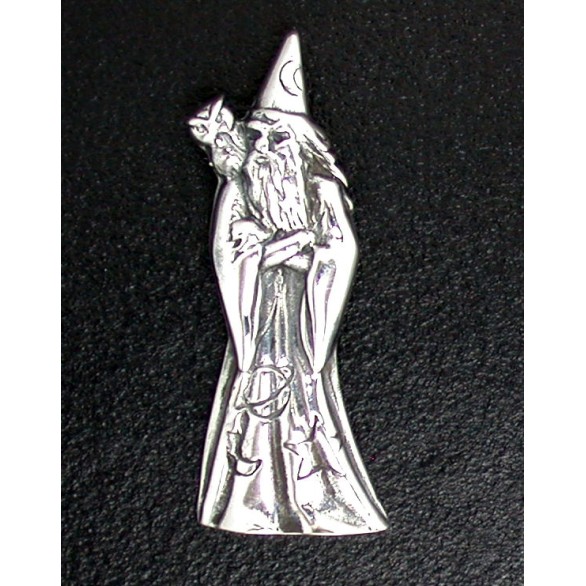 Wizard Pendant, Sterling Wizard Pendant, Sterling