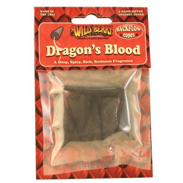 Backflow Cone Incense: Dragon's Blood