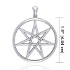Pendentif étoile elfique, Lg, Sterling Pendentif étoile elfique, Lg, Sterling