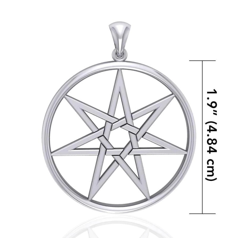 Pendentif étoile elfique, Lg, Sterling Pendentif étoile elfique, Lg, Sterling