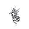 Pendentif Dragon Fantaisie, Sterling