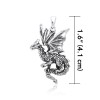 Pendentif Dragon Fantaisie, Sterling