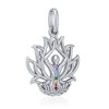 Pendentif Chakra Lotus Yoga, Sterling Pendentif Chakra Lotus Yoga, Sterling