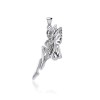 Pendentif fée assis enchanté, Sterling Pendentif fée assis enchanté, Sterling