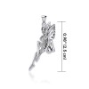Pendentif fée assis enchanté, Sterling Pendentif fée assis enchanté, Sterling