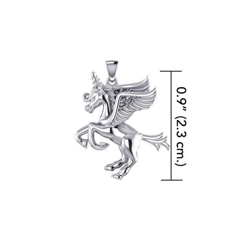 Pendentif licorne mythique, Sterling Pendentif licorne mythique, Sterling