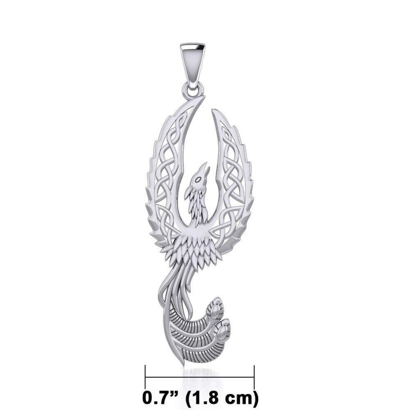 Pendentif Celtic Phoenix, Sterling Pendentif Celtic Phoenix, Sterling