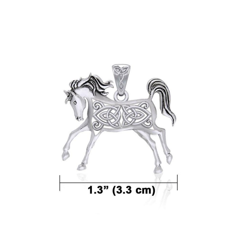 Celtic Horse Pendant, Sterling Celtic Horse Pendant, Sterling