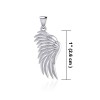 Angel Wing Pendant, Sterling Angel Wing Pendant, Sterling
