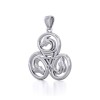 Pendentif Dragon Triskelle, Sterling