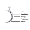 Pendentif Rune Moon, Sterling Pendentif Rune Moon, Sterling