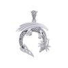 Celtic Dragon Pendant, Sterling