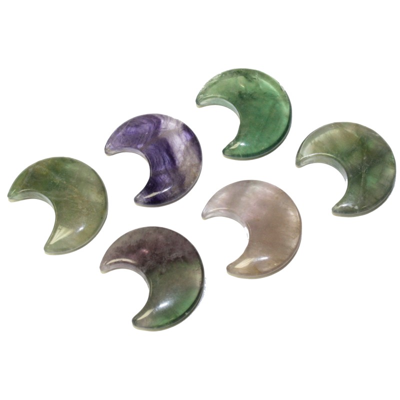 Lune de poche, Fluorite Lune de poche, Fluorite