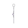 Pendentif Triple Moon Ankh, Améthyste