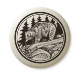 Pottery Totem Pendant: Grizzly Bear