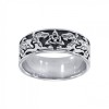 Dragon Trinity Ring, Sterling