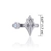 Ensemble d’anneaux empilables de déesse celtique, Sterling Ensemble d’anneaux empilables de déesse celtique, Sterling