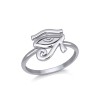 Eye Of Horus Ring, Sterling