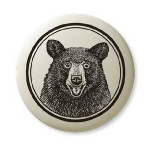 Pottery Totem Pendant: Black Bear 2 Pottery Totem Pendant: Black Bear 2