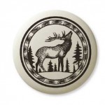 Pottery Totem Pendant: Elk
