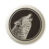 Pottery Totem Pendant: Gray Wolf 3 Pottery Totem Pendant: Gray Wolf 3