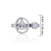 Ensemble d’anneaux empilables de déesse celtique, Sterling Ensemble d’anneaux empilables de déesse celtique, Sterling