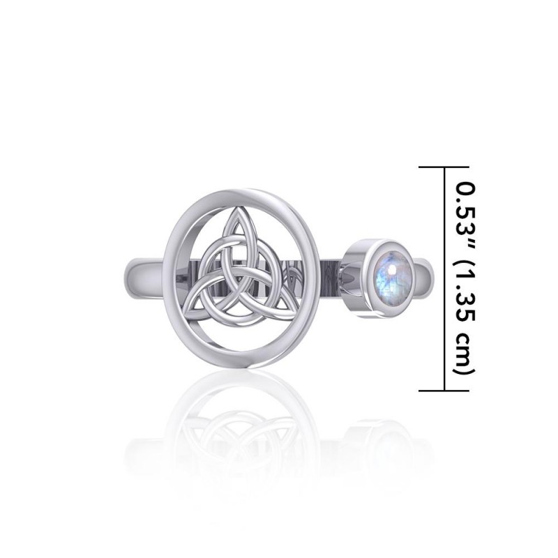 Ensemble d’anneaux empilables de déesse celtique, Sterling Ensemble d’anneaux empilables de déesse celtique, Sterling