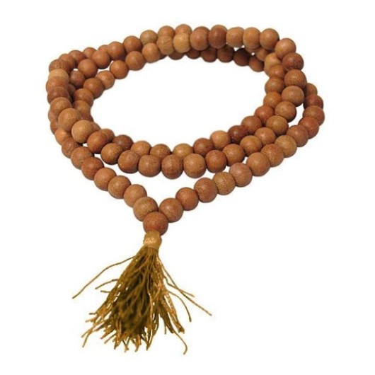 Sandalwood Prayer Mala, 6 mm Sandalwood Prayer Mala, 6 mm